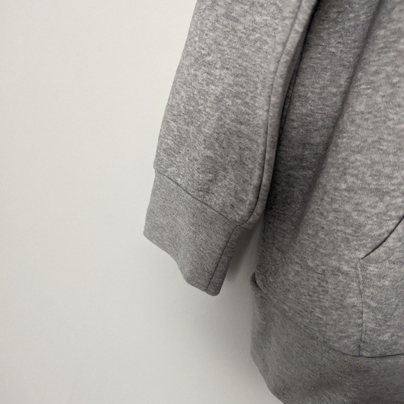 Lazypants Heather Grey Pullover Hoodie - Soft Cotton Blend, Size Small Oversized - Picture 3 of 9
